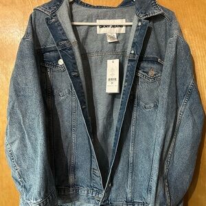 NWT DKNY Jeans Oversized Denim Jacket - Cedar Street Size Small